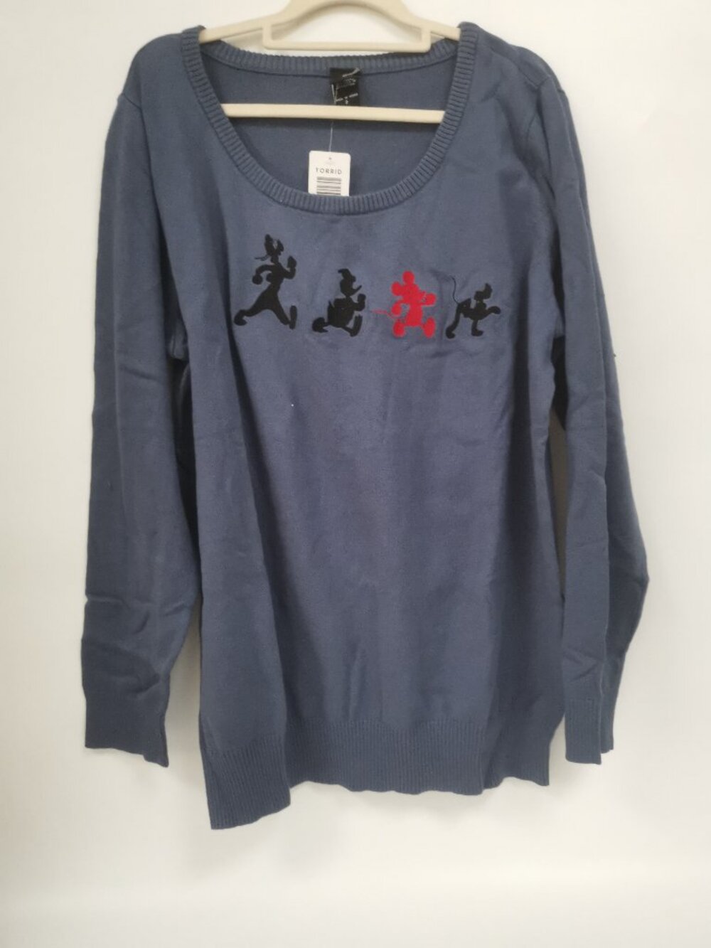 Torrid Women's Blue Knitted Top Pullover Sweater